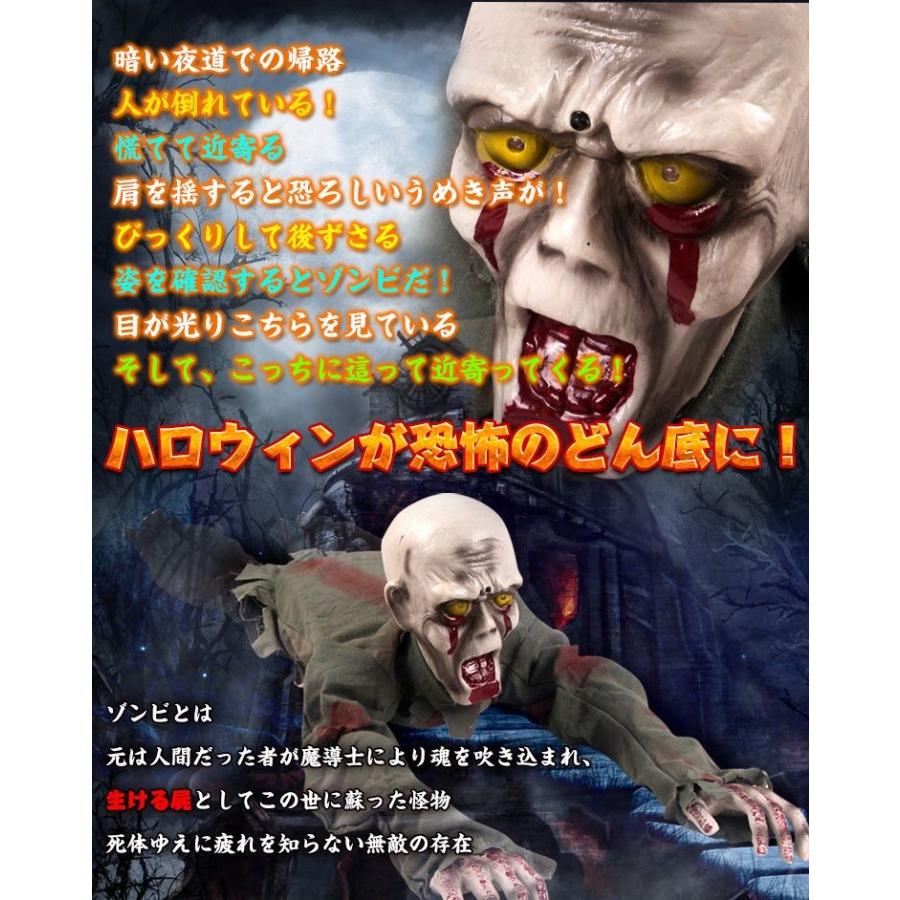 ゾンビ ホラー ハイハイ ハロウィン 動く 這う マツコ 納涼 知らない