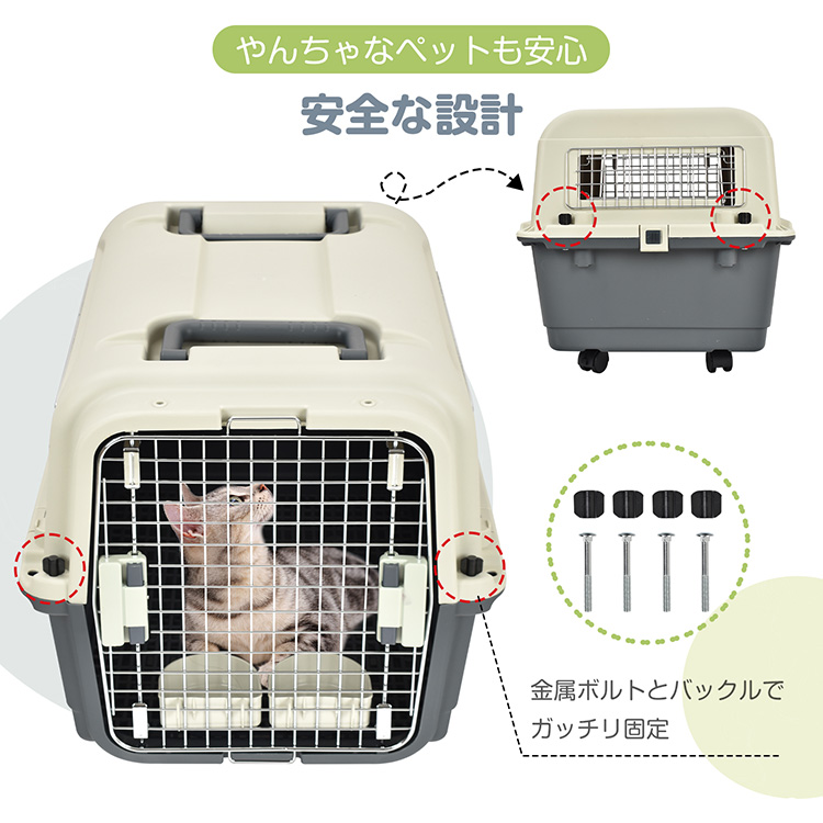 ペットキャリー ゲージ 犬 猫 ペットキャリーバッグ 小型犬 中型犬