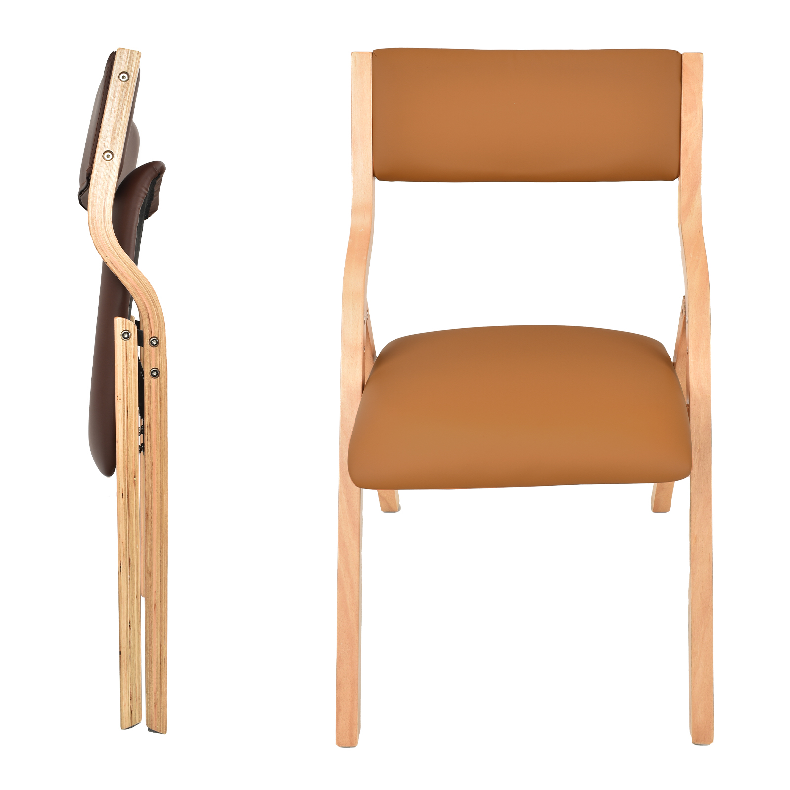 ダイニングチェア 折りたたみ式 木製 肘掛け椅子 介護 椅子 チェア