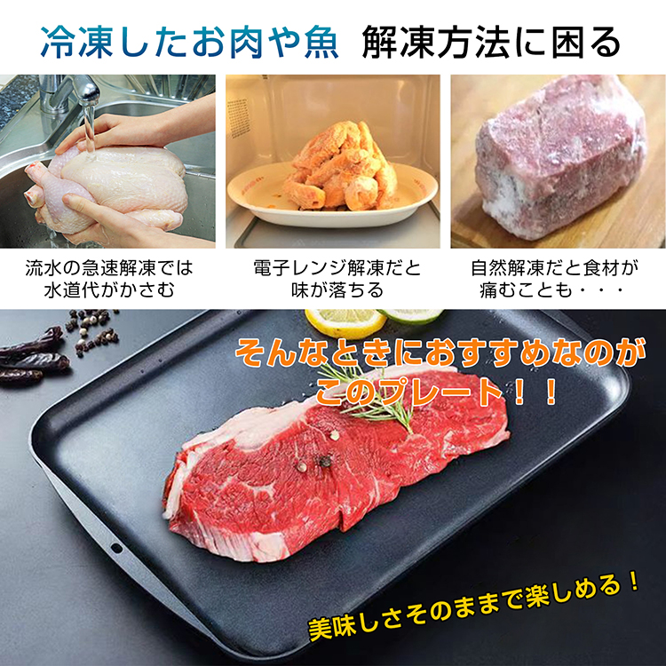 解凍プレート まな板 急速解凍 プレート 解凍まな板 急速冷凍 解凍用