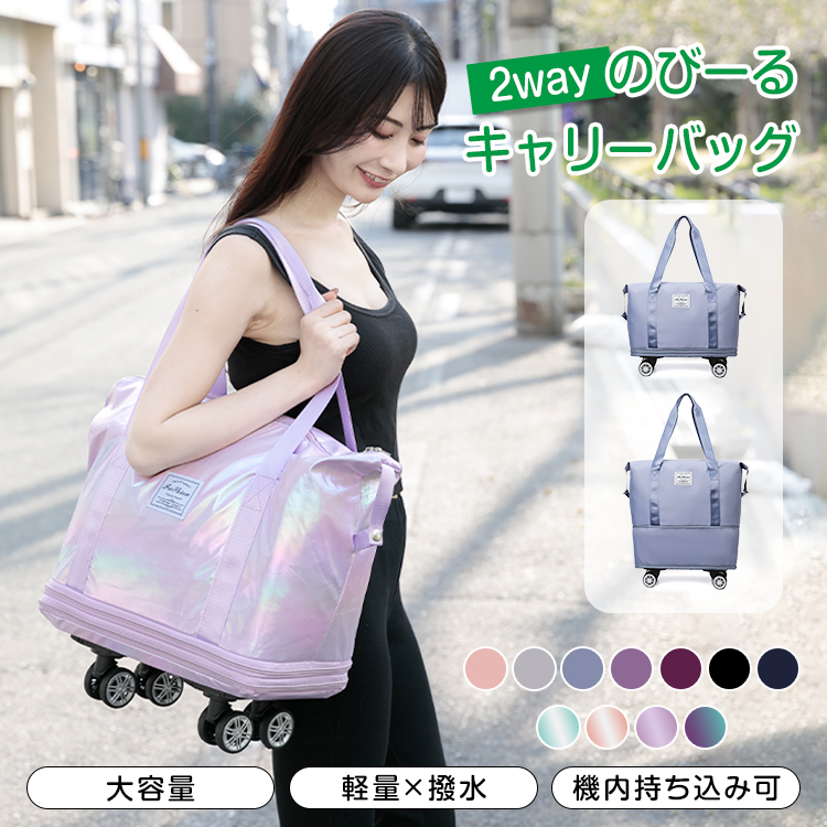 キャリーバッグ ショッピングカート スーツケース 2way 4輪 軽量 軽い