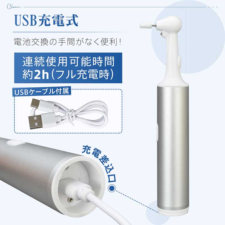 電動歯ブラシ 歯磨き 歯ブラシ 電動 研磨ヘッド付き