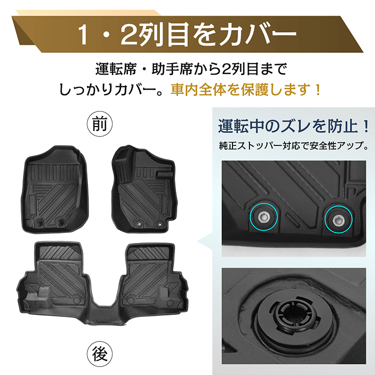 車用 フロアマット ジムニー ジムニーシエラ AT車 JB64W JB74W 専用 3D