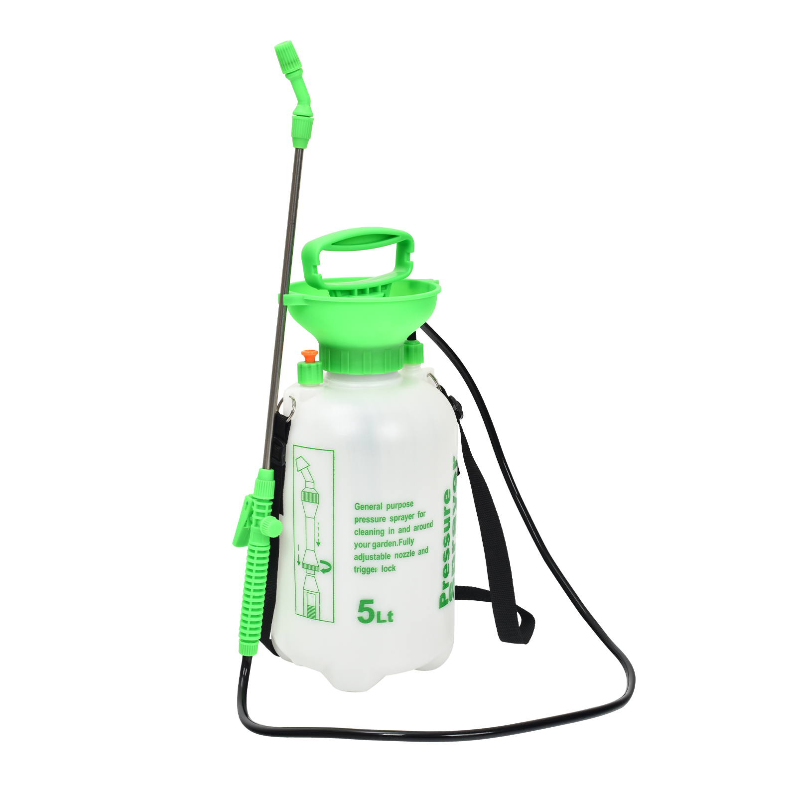 噴霧器 蓄圧式 5L 1台 手動 スプレイヤー 肩掛け 散水 噴霧 散布 消毒