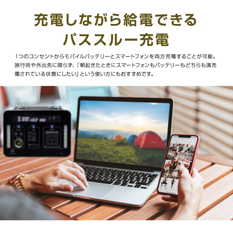 ポータブル電源 1000W 大容量 家庭用 小型 AC電源 DC出力 防災 災害 防災グッズ 停電 キャンプ アウトドア DIY 車中泊 蓄電池 非常用電源  充電池 バッテリー : 125011426 : ラッキーベッド Yahoo!店 - 通販 - Yahoo!ショッピング