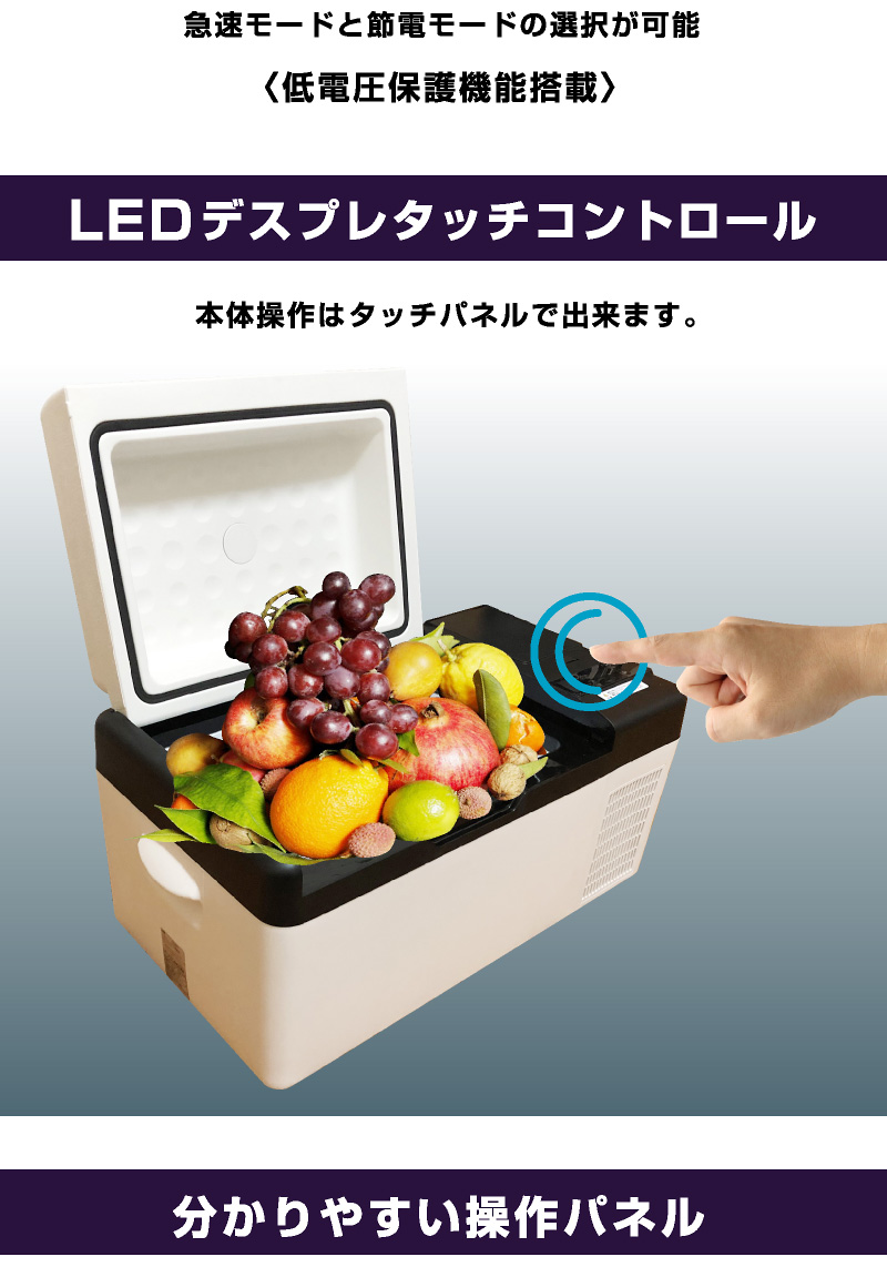 クーラーボックス 20L キャンプ アウトドア 車内 車中泊 充電式