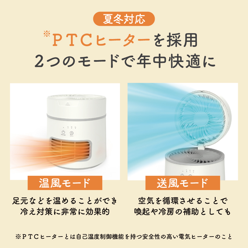 S.Kjapan 新発売 2in1 多機能型 セラミックヒーター 電気ヒーター