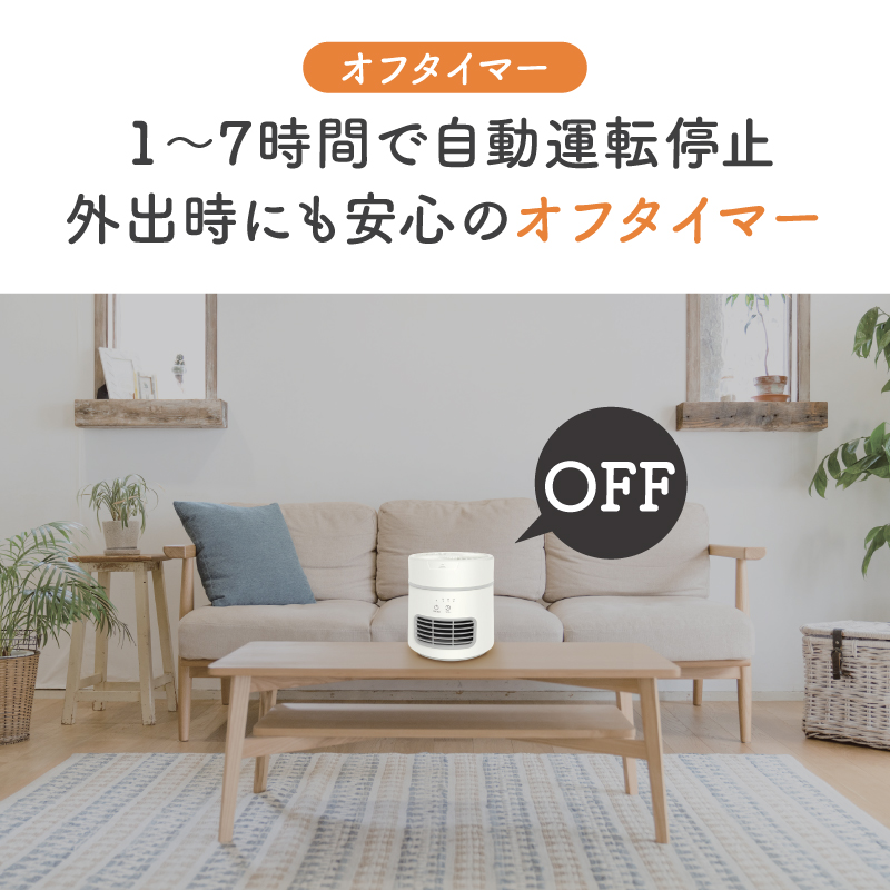 S.Kjapan 2in1 多機能型 セラミックヒーター 電気ヒーター