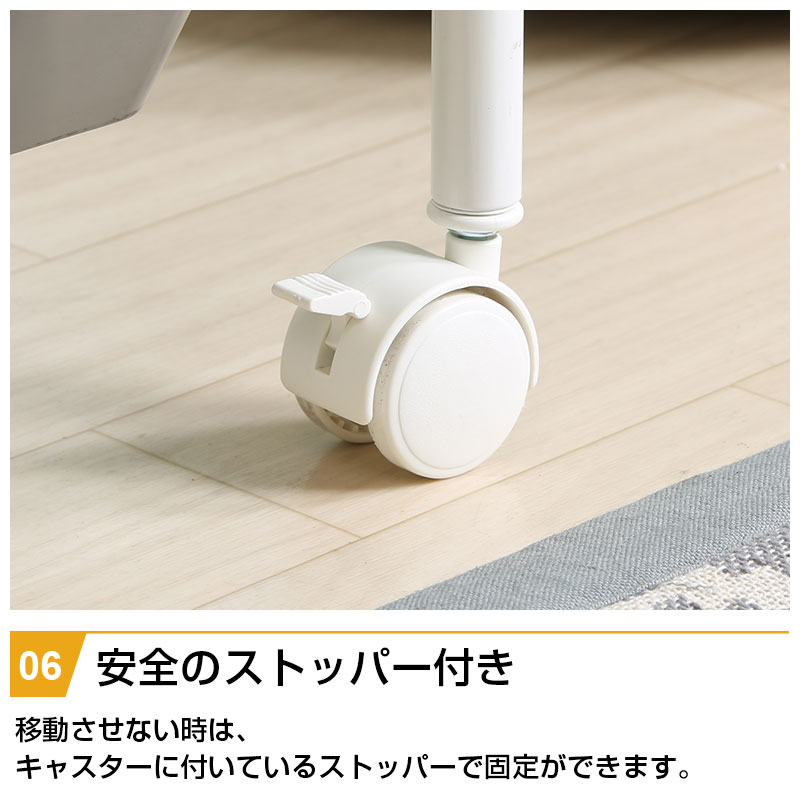 キッズラック 9マス キャスター付き 幅90cm 引出し 3段 大容量 キッズ