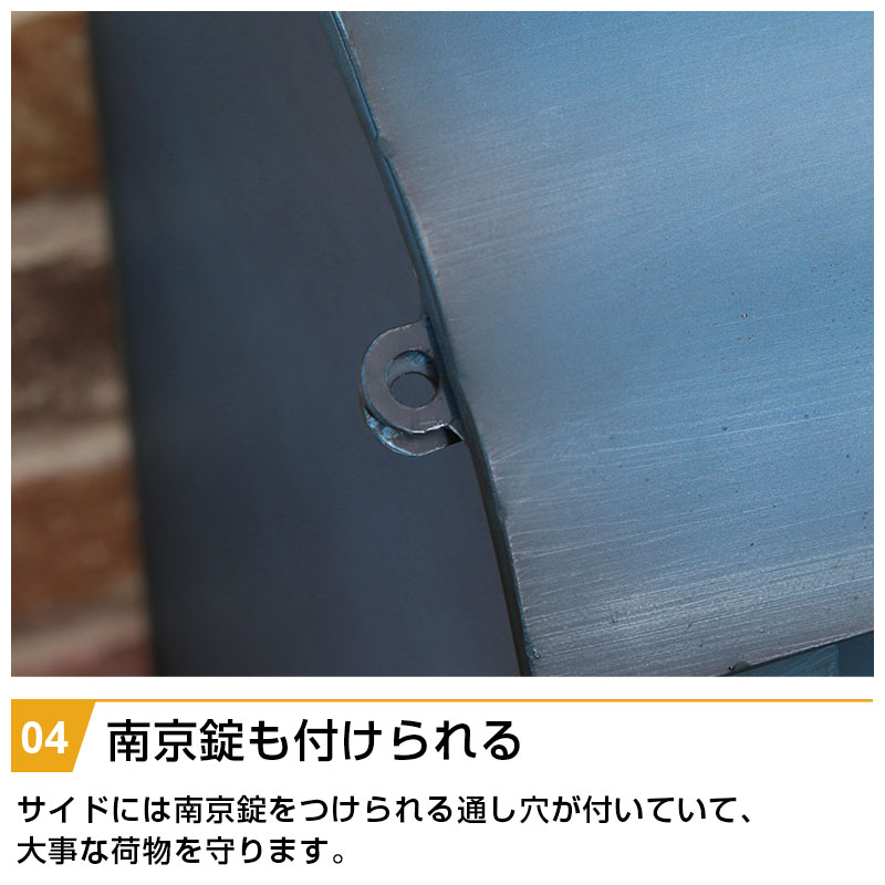 メールボックス ローズ 置き型 棚付き A4サイズ対応 ポスト 大容量