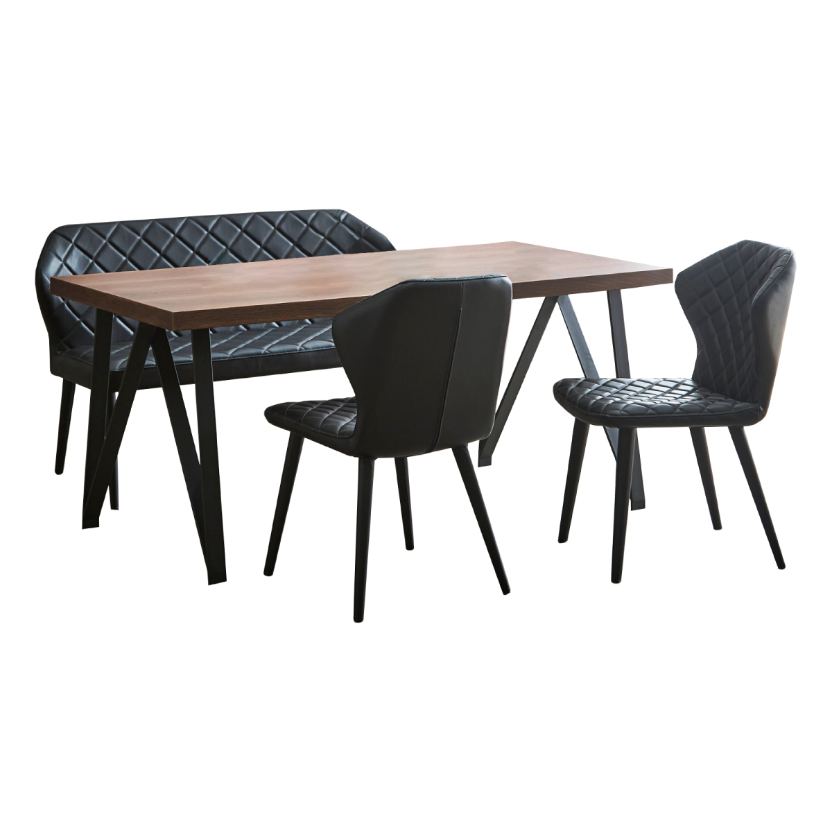 【美品】ウォールナット材 ダイニングテーブル（4人掛け） * テーブルのみ ダイニングテーブル ダイニングテーブル4点セット ウォールナット