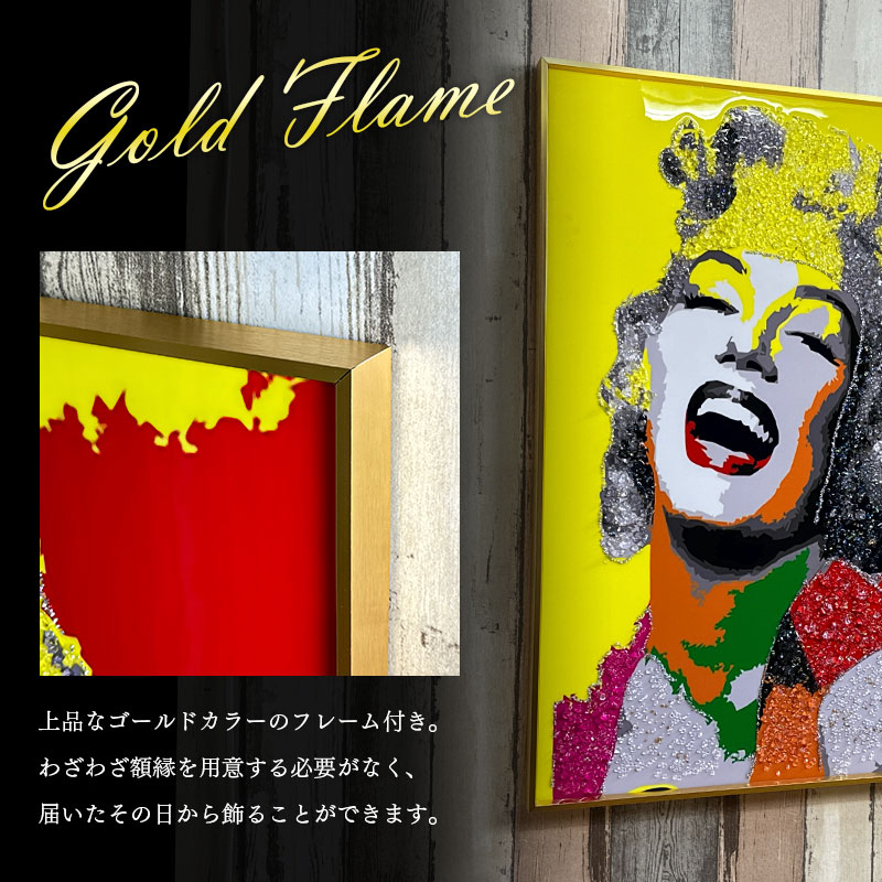 水晶絵　アートパネル　クリスタル　立体　絵画　アート　ブルー　ゴールド　女性 楽天市場】アートパネル クリスタル アート 水晶絵 インテリア