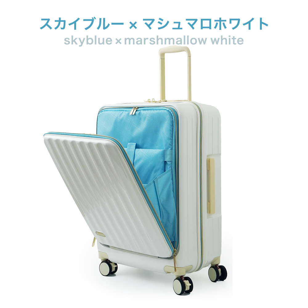   ストライプキャリーケース S小型 キャリーケース キャスター ストッパー付き スーツケース 機内