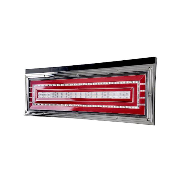 花魁 COMBO MINI CMWP-CRC-S2N 2ｔトラック用 オールインワンLEDテールランプ シーケンシャルモデル クリア レッド・クリア 1個入り 12V 24V兼用