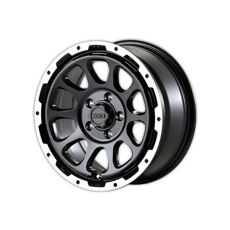 150プラド D10 ディーテン マットブラック DCリム 17x8J 6H 139.7 ET+