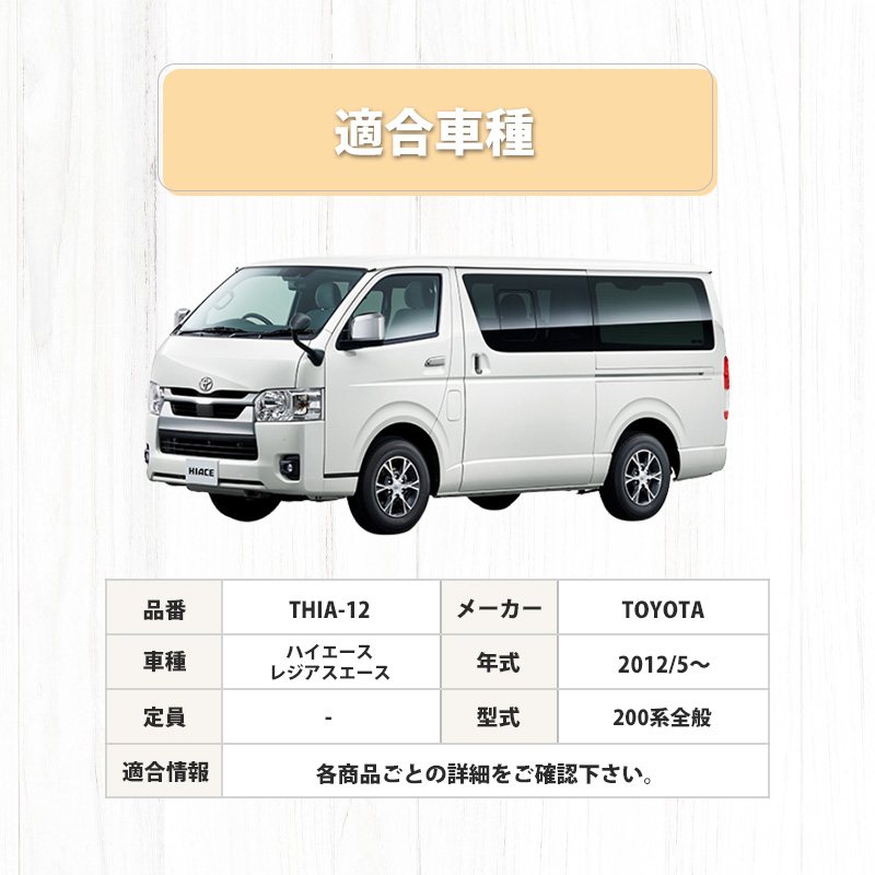 ハイエース 200系 専用設計 1型 2型 3型 4型 5型 6型 7型 8型 フロア