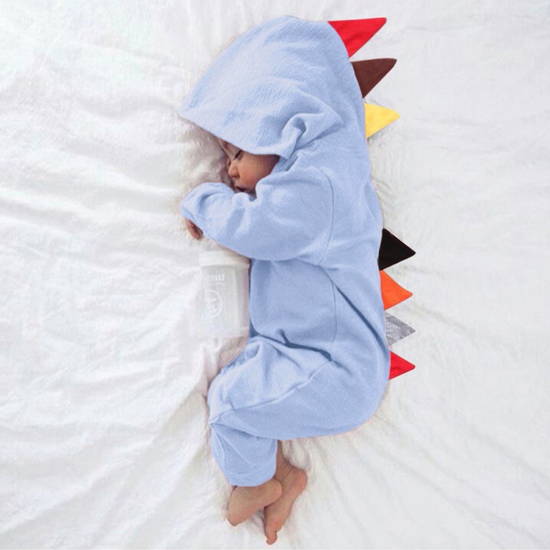 SALE中 ロンパース ベビー服 カバーオール 恐竜 着ぐるみ 長袖 子供服