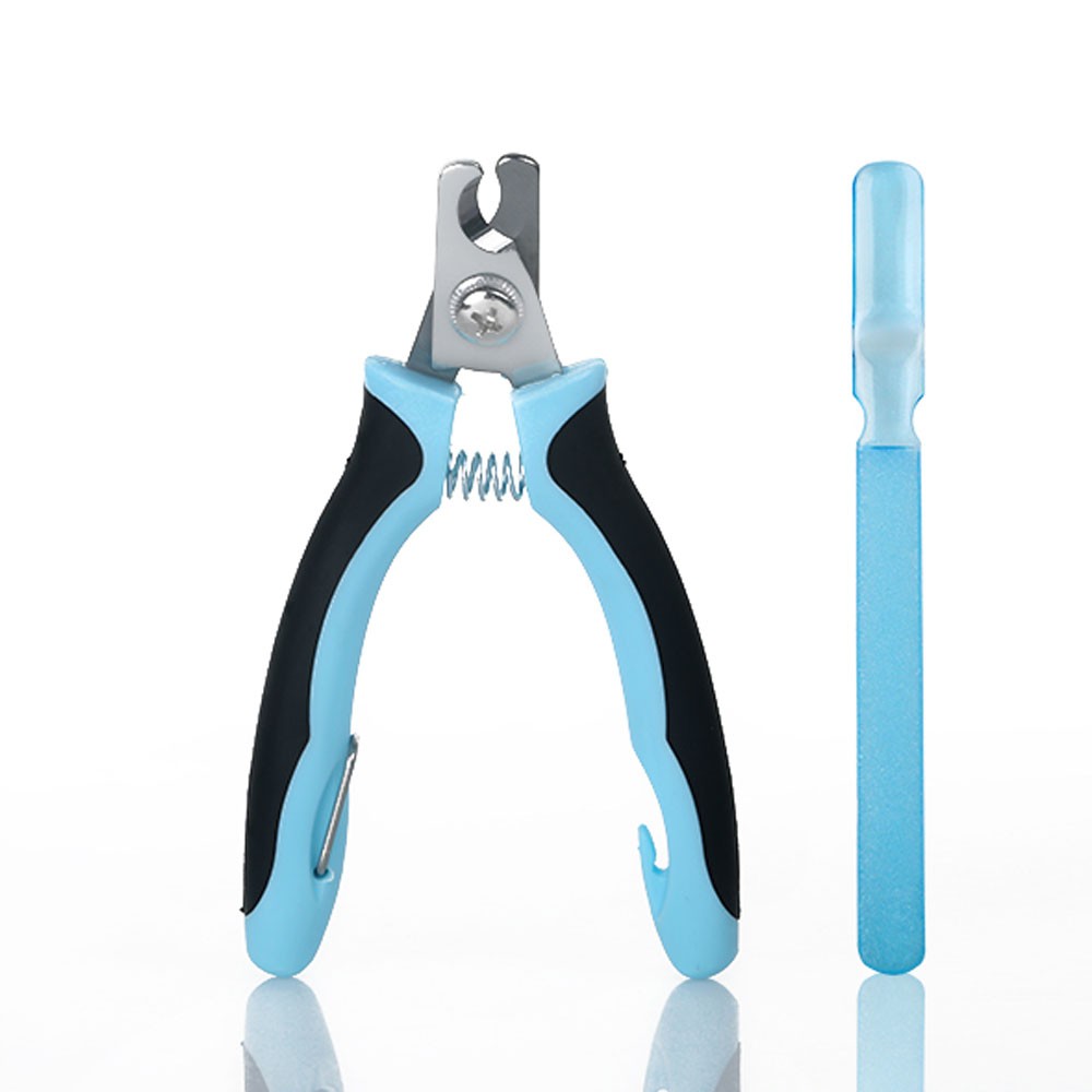 ペット用つめ切り　犬　安全ストッパー　つめヤスリ付き