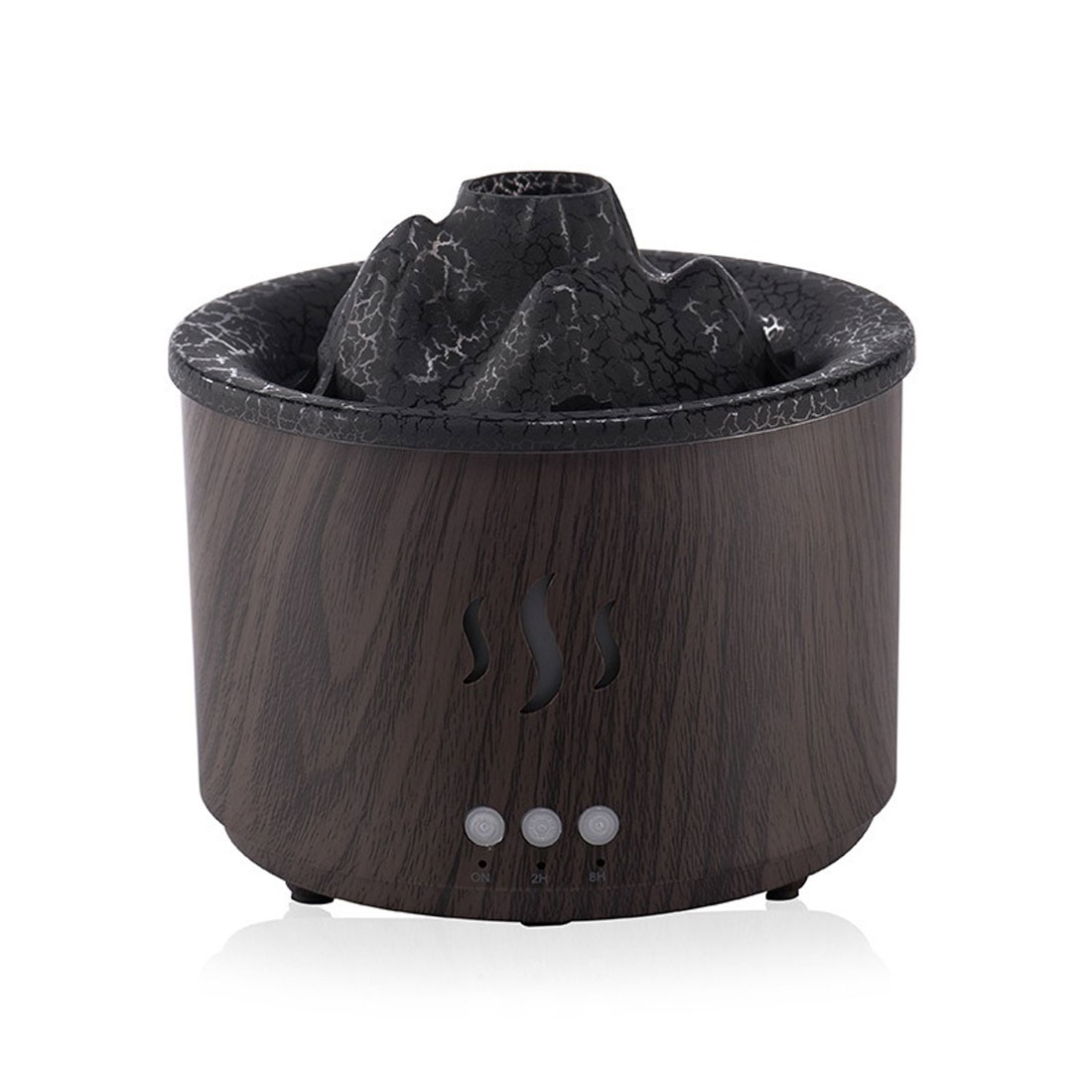 ディフューザー 加湿器 アロマ オールガラス製加湿器 加湿器 火山 超音波 ディフューザー オフィス アロマセラピー加湿器