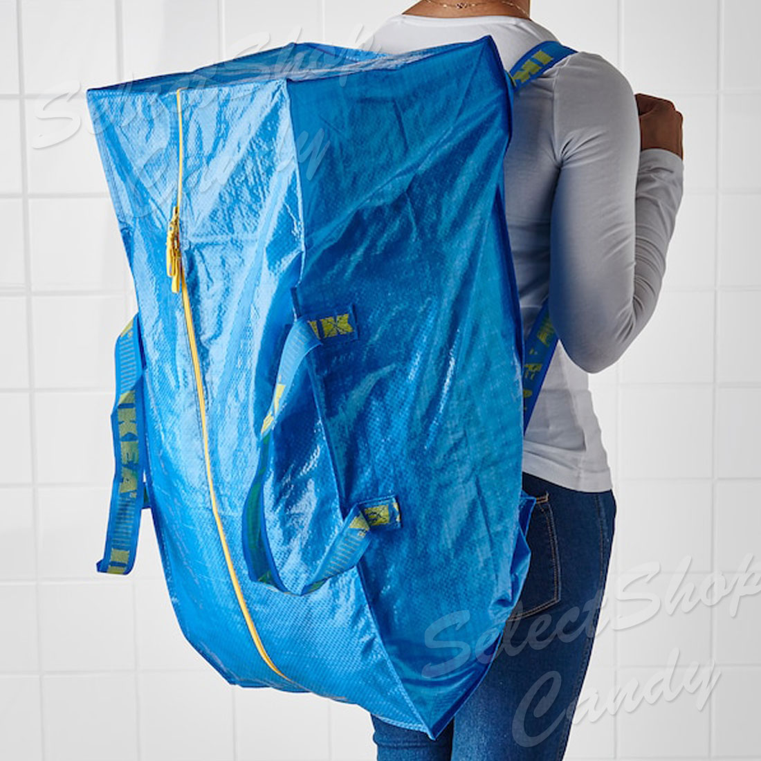 イケア（IKEA） FRAKTA フラクタ トロリー用バッグ 収納バッグ 大容量