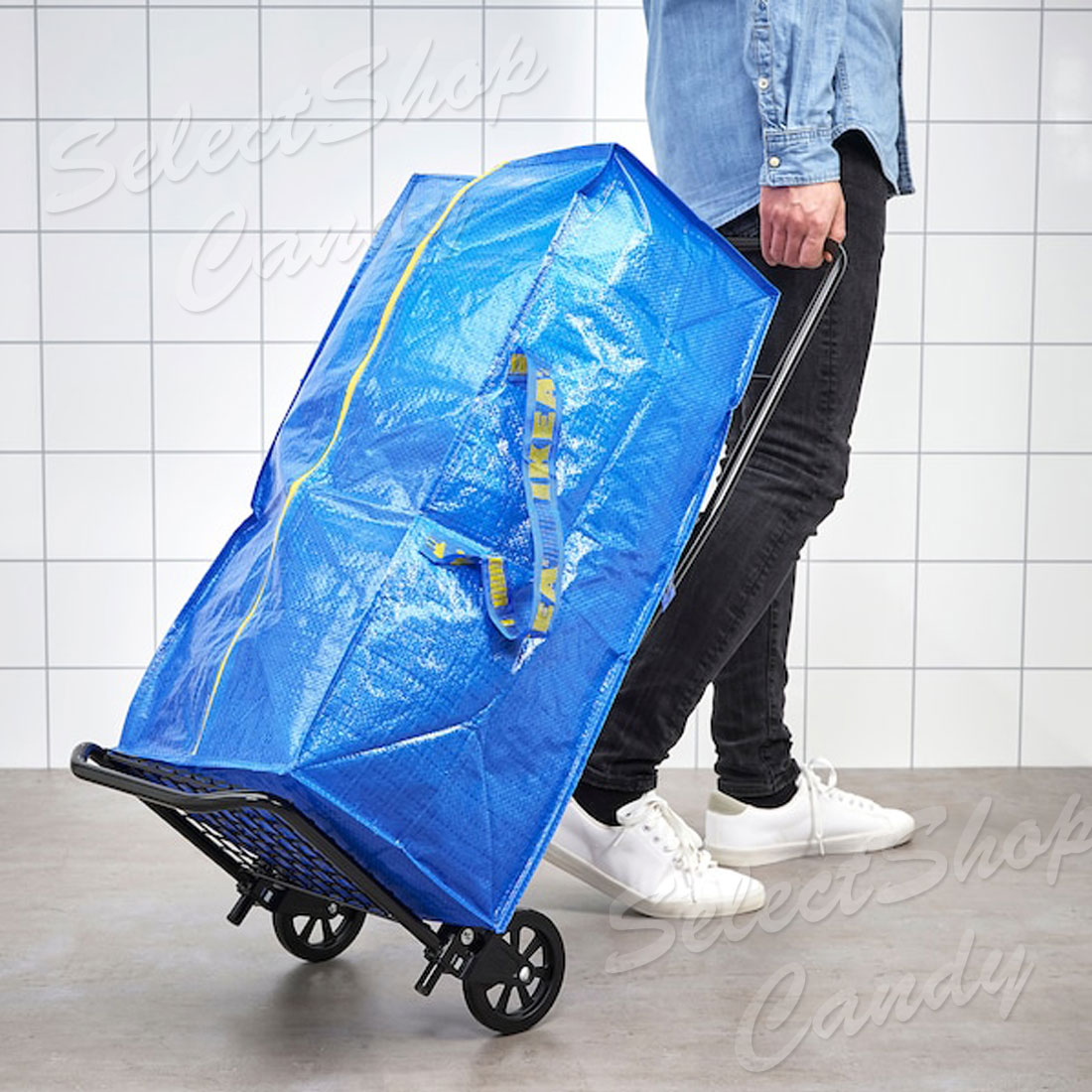 イケア（IKEA） FRAKTA フラクタ トロリー用バッグ 収納バッグ 大容量