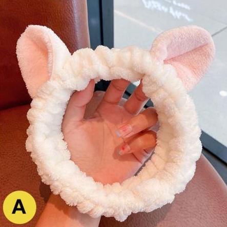 ヘアターバン ヘアバンド タオル生地 タオルバンド キャラクター 伸縮