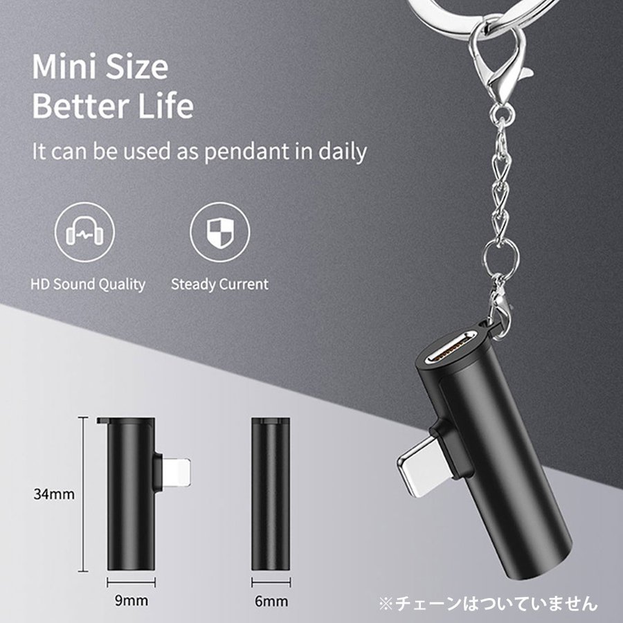 イヤホン ジャック 変換アダプタ アイフォン 同時 音楽 充電 iPhone