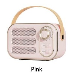 ミニスピーカー ポータブルスピーカー レトロ ステレオ Bluetooth