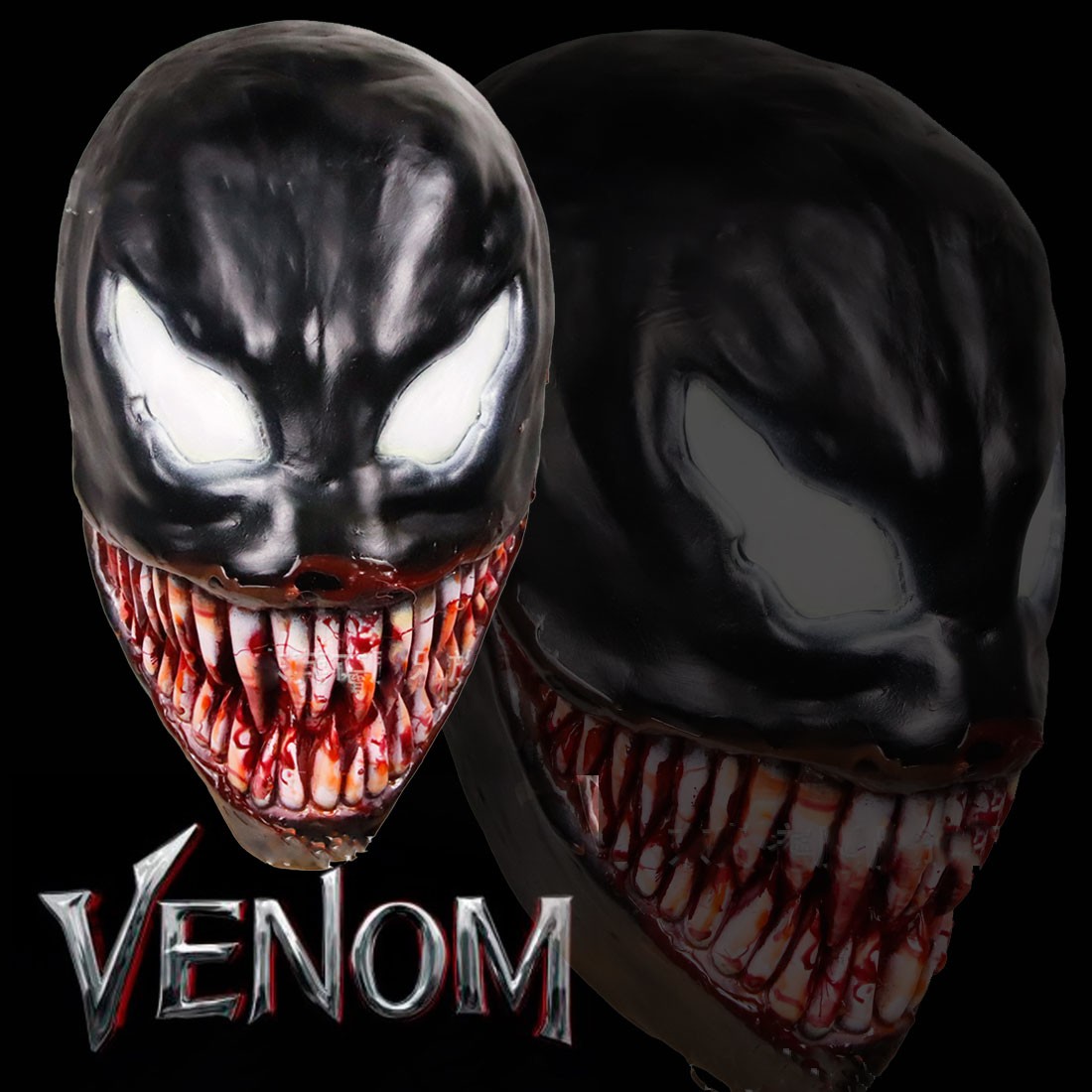 送料無料 Venom ヴェノム マスク かぶりもの お面 コスプレ