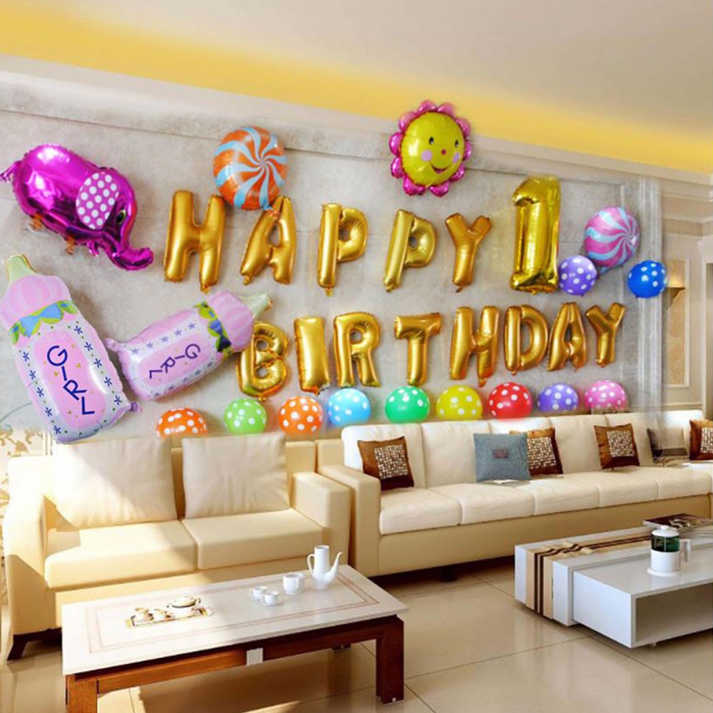 HAPPY BIRTHDAY お誕生日おめでとう バルーン 風船 文字 パーティ イベント