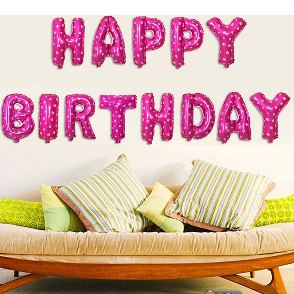 HAPPY BIRTHDAY お誕生日おめでとう バルーン 風船 文字 パーティ イベント