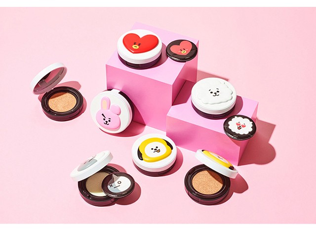 ポイント5倍UP】韓国コスメ VT X BTS BT21 公式商品 クッション