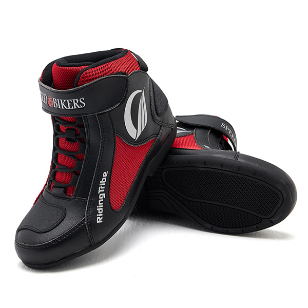 SALE!  レーシングシューズ メンズ　バイク用靴　ツーリング　ライディンブーツ　ライディング　合革 格好いい フェイクレザー オートバイ　ショート｜lukris-store｜04