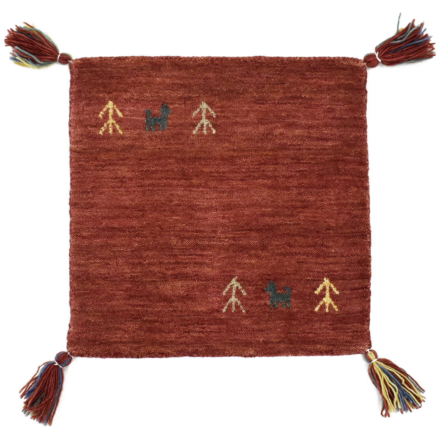 ギャッベ 座布団 ギャベ マット チェアパッド 約 40×40cm サイズ 