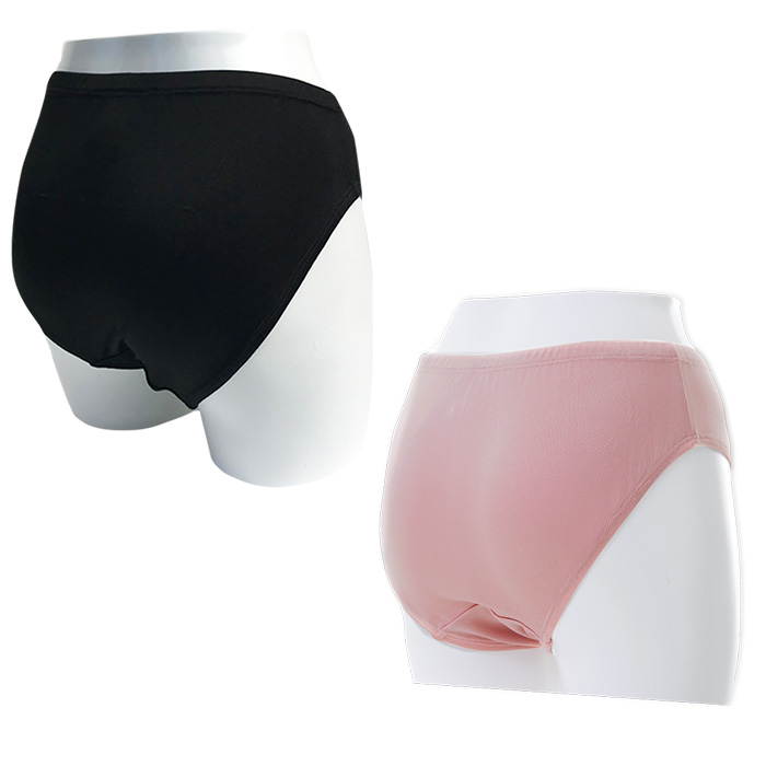 深型ショーツ 2枚組 シルク100％ レディース 女性用 ゆったり 絹 下着