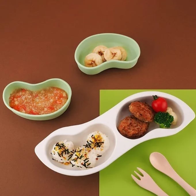 angelette ベビー食器 soramame カトラリー＆プレートセット そらまめ 