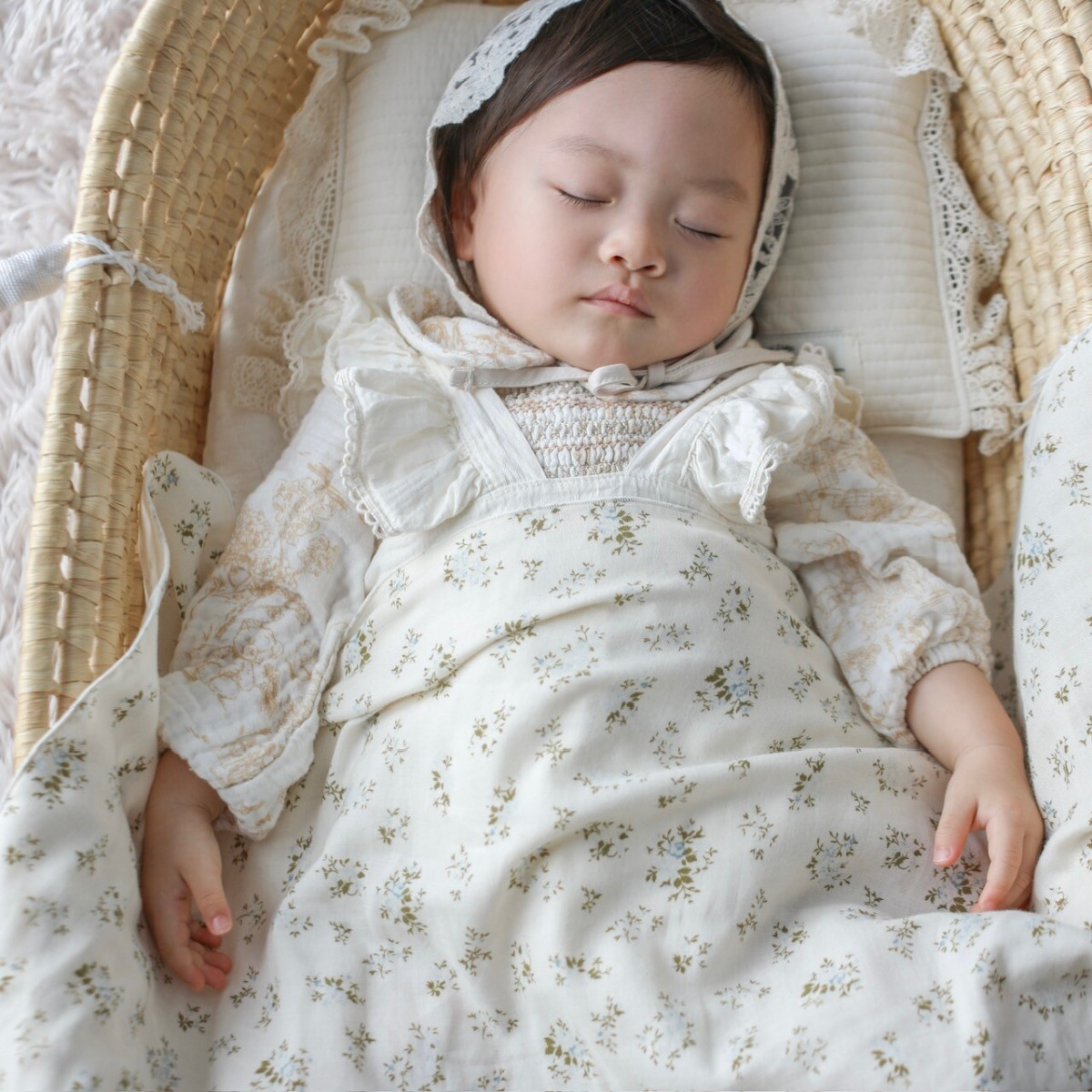 天使のおくるみ ダブルガーゼ ブランケット おくるみ 70cm×90cm