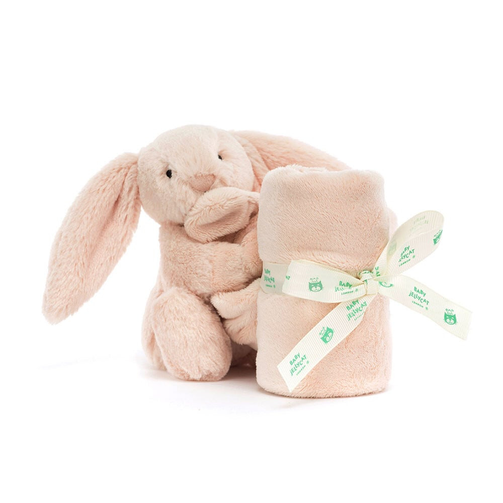 ジェリーキャット　タグ付きミニブランケット（スーザー / Soother） JELLY CAT（ジェリーキャット） ぬいぐるみ付 ミニブランケット うさぎ