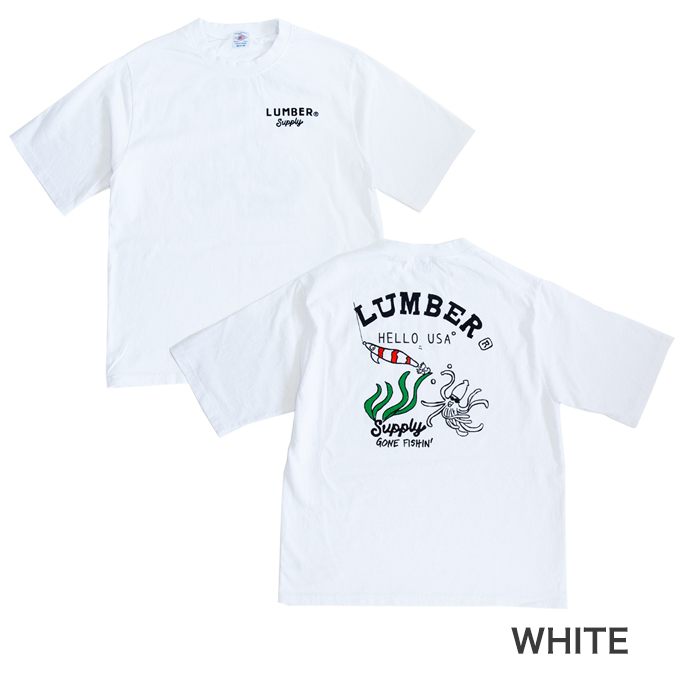 【LUMBER】16/2 EGGING PRINT T-SHIRTS 221371 |  | 01