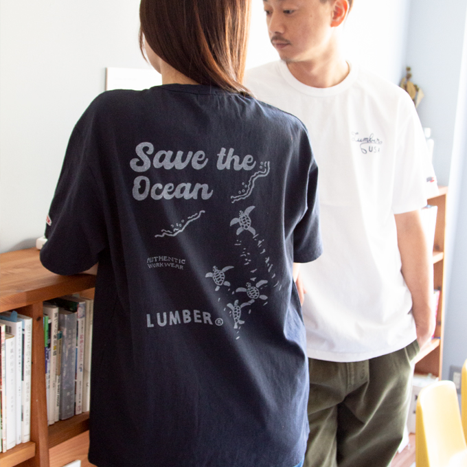 ゆきページ LUMBER】SAVE THE OCEAN T-shirt 251580 : LUMBER Yahoo!ショッピング