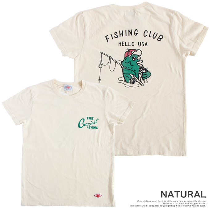 LUMBER ランバー 】 ユースTシャツ FISHING FISH 半袖Tシャツ