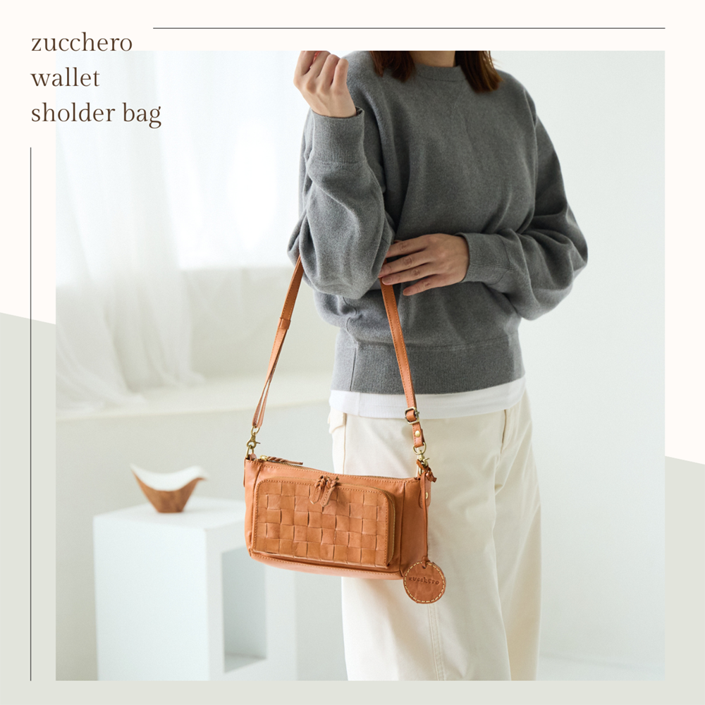 zucchero filato（ズッケロ フィラート） ショルダーバッグ お財布