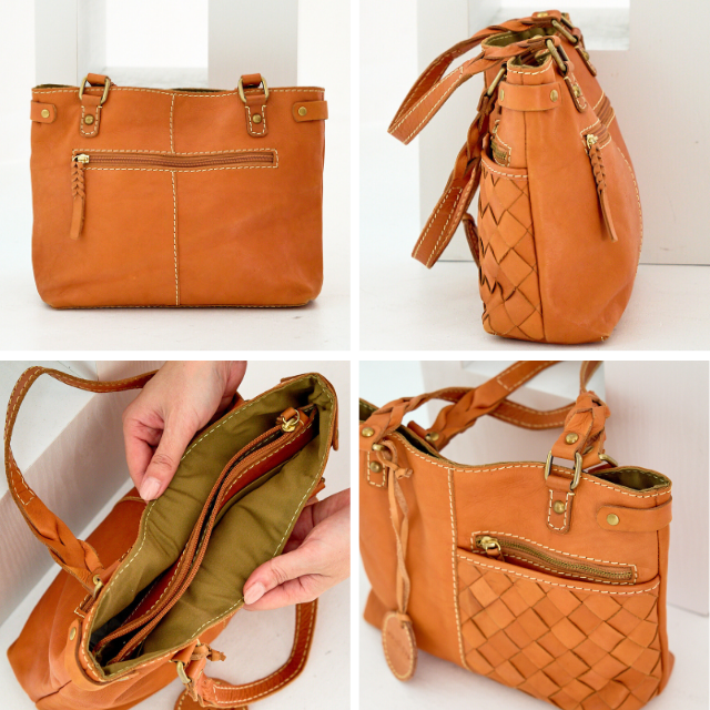 zucchero filato（ズッケロ フィラート） バッグ 本革 ハンドバッグ