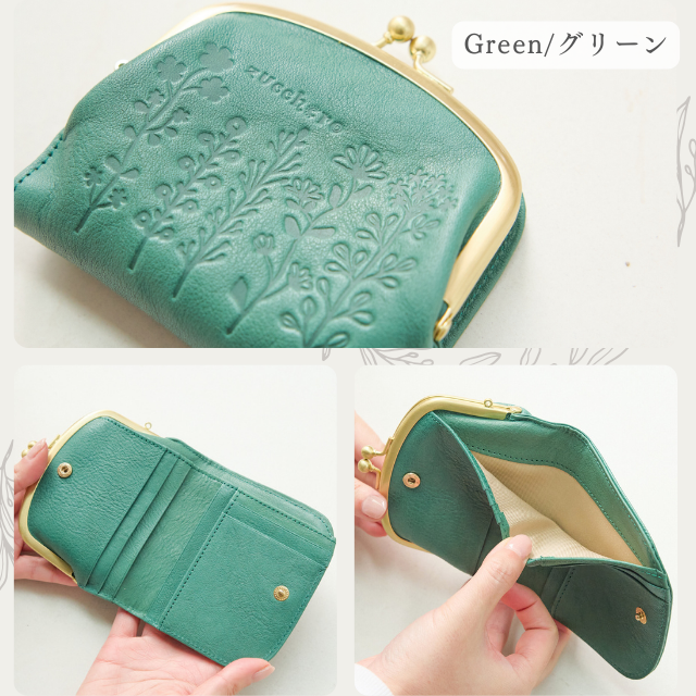 本革 財布 日本製 プレゼント レディース がま口 折財布 二つ折 二