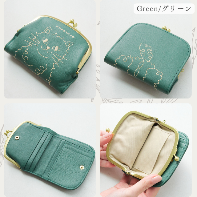 zucchero filato（ズッケロ フィラート） 日本製 財布 がま口財布