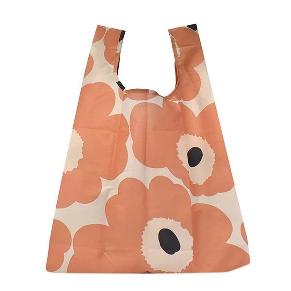 マリメッコ エコバッグ MARIMEKKO ウニッコ バッグ ナイロン トートバッグ 花柄 ブラック レッド 48853 48854 48852 ブランド mar-4｜luminio｜08