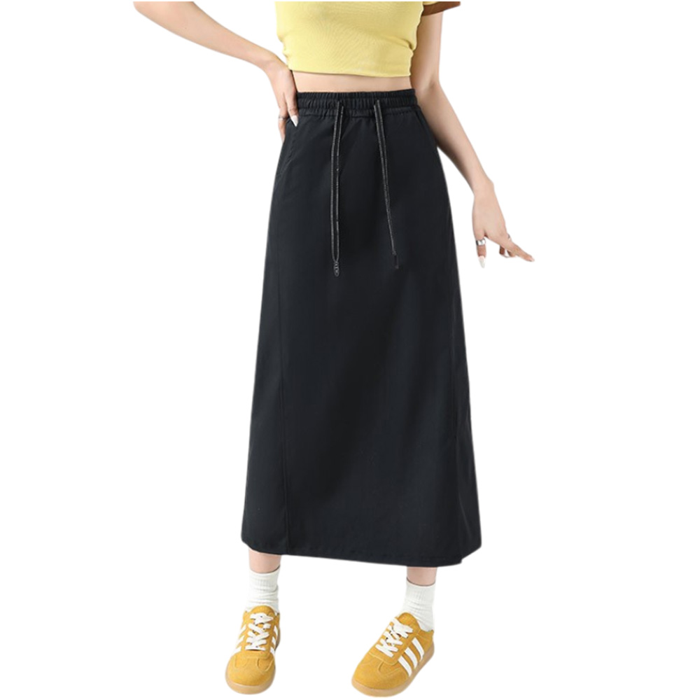 ロングスカート スカート レディース ロング スリット カーゴ風