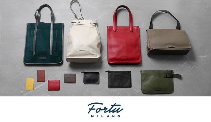 Fortu milano / フォルツミラノ グレインカーフレザートートバッグ