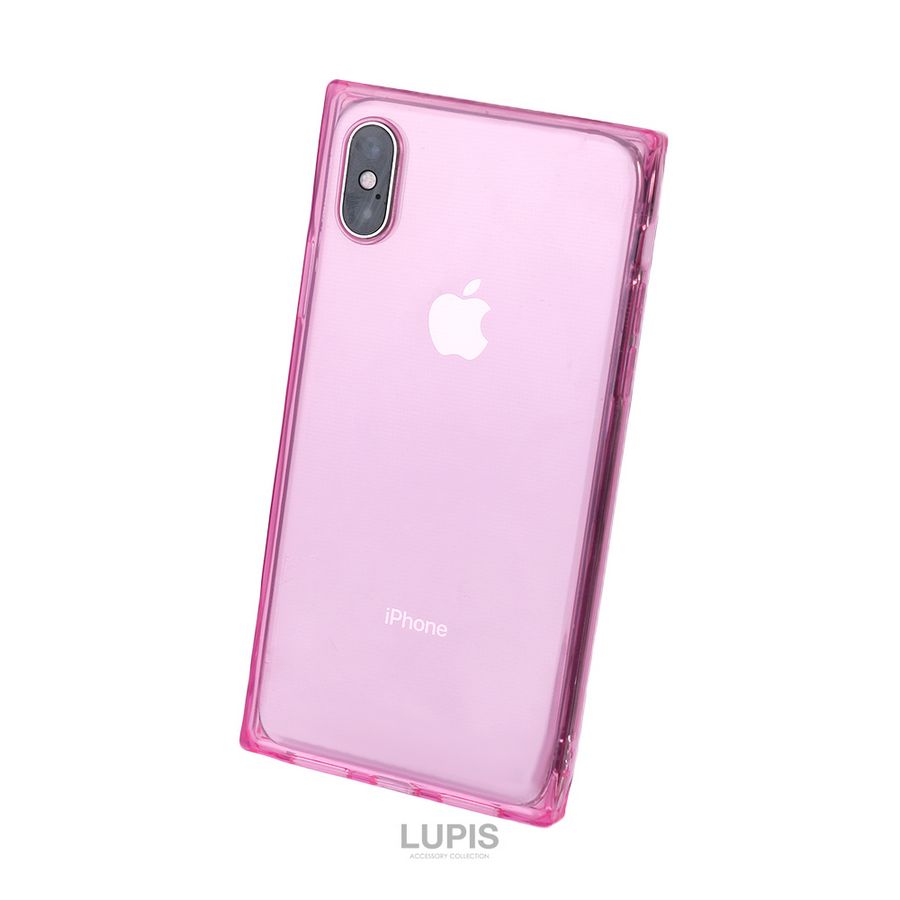 iPhoneケース 透明 iPhone XS X 12 12Pro ソフトケース スクエア