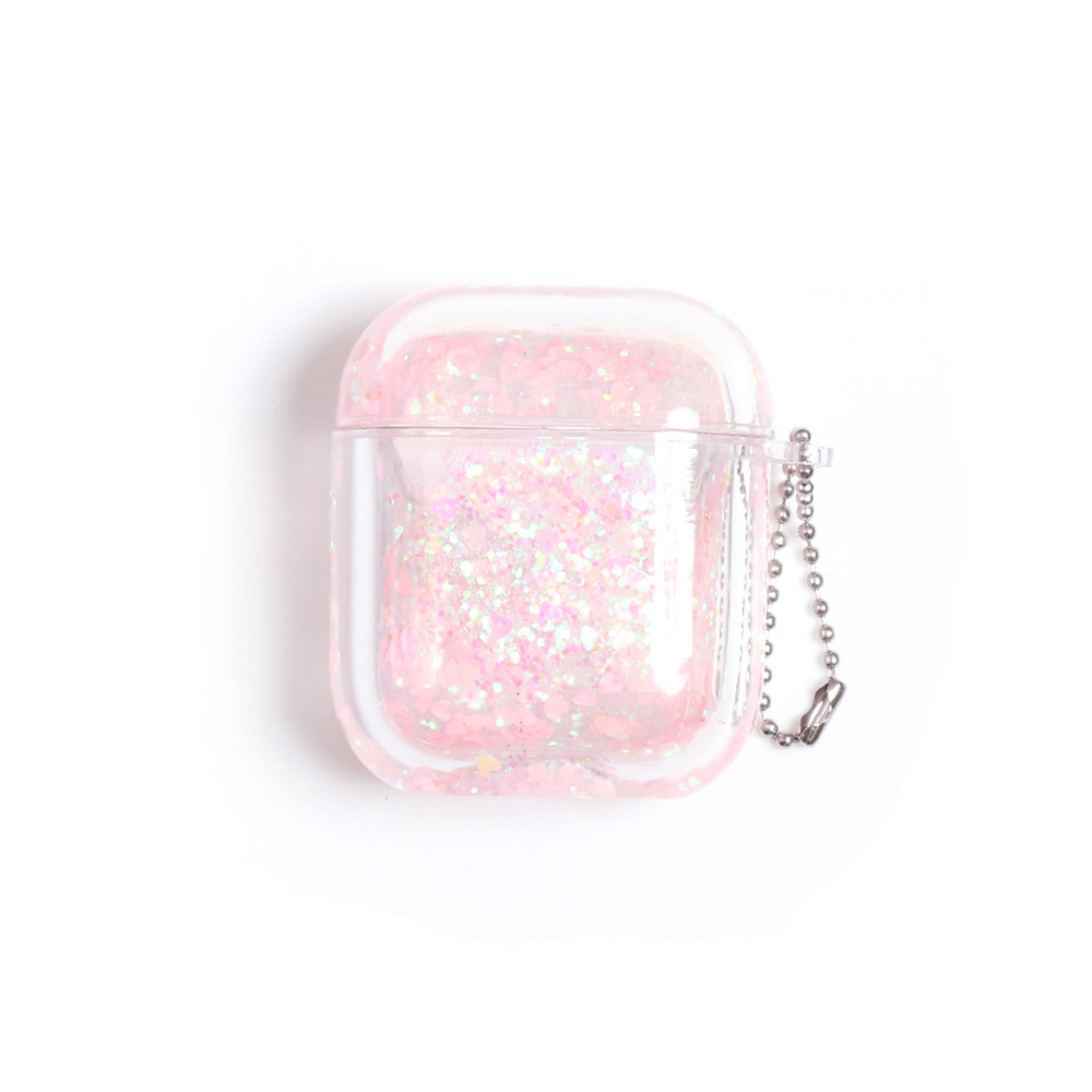 AirPods AirPods2 エアーポッズ ケース ラメ グリッター 液体 かわいい